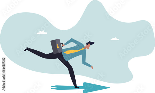 Moving forward to achieve success, ambition or motivation to reach business target,about a man and his life.