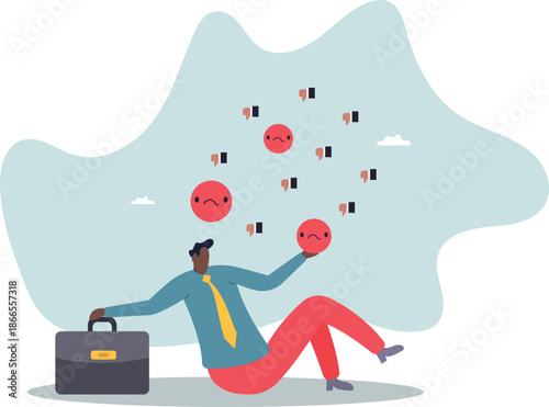 Response to negative feedback, dislike or bad customer review rating, handle complaint,about a man and his life.