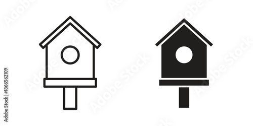 Bird house icons for Graphic Design Projects and web designs