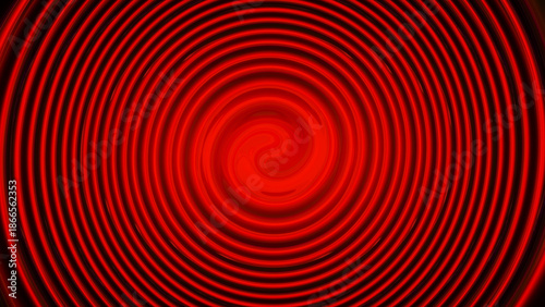Neon blur red black background. Abstract defocused 3d circle. Glitch pop art trippy digital screen. Backdrop. banner. Tech texture. Virtual Reality. Christmas wallpaper. Holiday Card. Pattern. Vortex