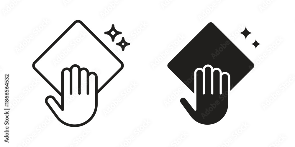 Fototapeta premium Clean icons for Graphic Design Projects and web designs