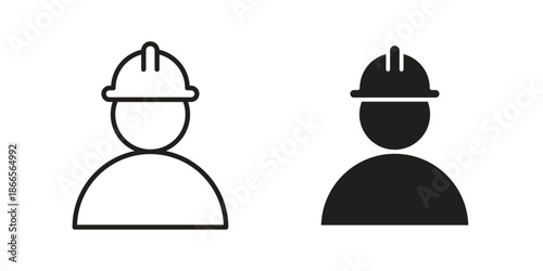 Construction worker icons for Graphic Design Projects and web designs