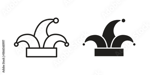 Joker hat icons for Graphic Design Projects and web designs