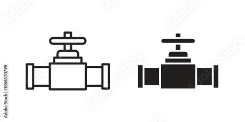 Pipe valve icons for Graphic Design Projects and web designs