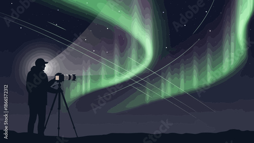 Aurora Borealis Captured By Passionate Photographer Under The Night Sky