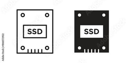 SSD drive icons for Graphic Design Projects and web designs