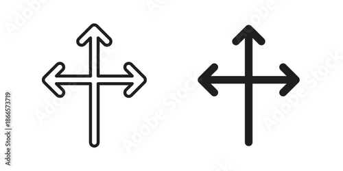Three directions icons for Graphic Design Projects and web designs