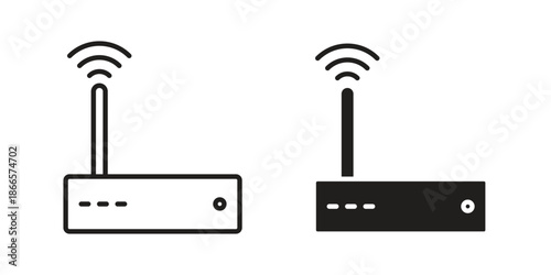 Wifi modem icons for Graphic Design Projects and web designs