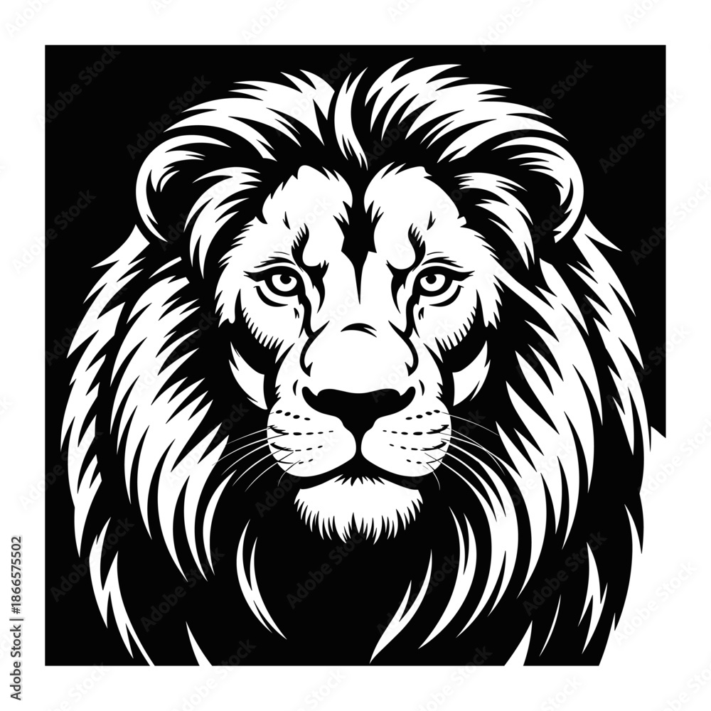 Fototapeta premium Lion Logo Set. Premium Design Collection. Vector Illustration