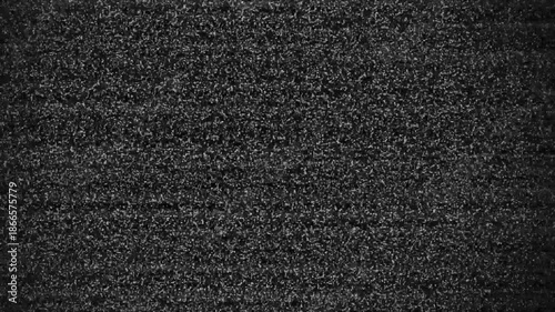Analog Static Noise texture overlay. Horizontal stripes offset . No signal white noise artifacts. VHS Glitch. Bad TV signal ,tv screen noise glitch effect. Glitch static white noise television