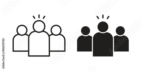 Community icons or logo isolated sign symbol vector illustration - high quality black style vector icons