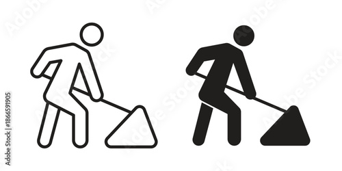 Construction icons or logo isolated sign symbol vector illustration - high quality black style vector icons