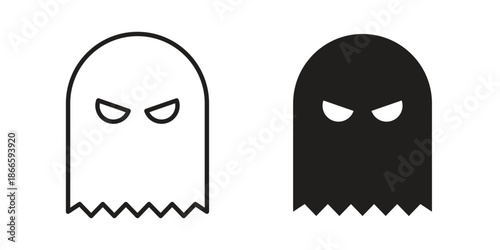 Ghost icons or logo isolated sign symbol vector illustration - high quality black style vector icons