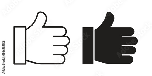 Like icons or logo isolated sign symbol vector illustration - high quality black style vector icons