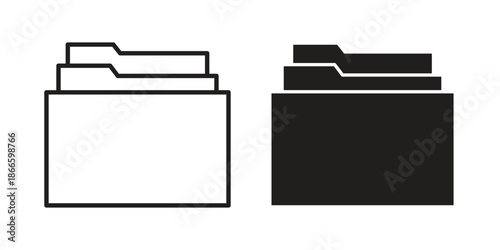 Store files icons or logo isolated sign symbol vector illustration - high quality black style vector icons