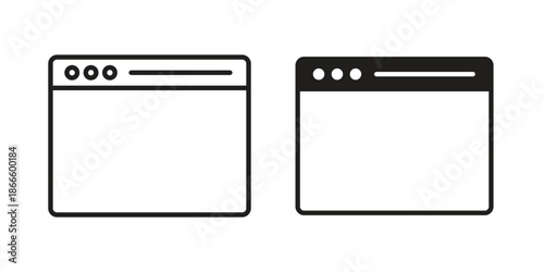 Web page icons or logo isolated sign symbol vector illustration - high quality black style vector icons
