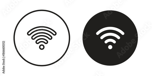 Wifi Signal icons or logo isolated sign symbol vector illustration - high quality black style vector icons