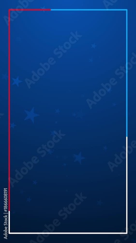 Blue American background for all patriotic national holidays.