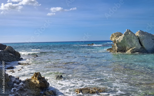 Coast of Mallorca Island.