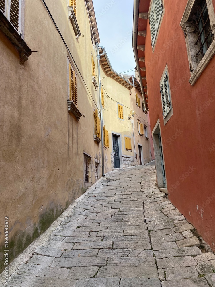 Obraz premium narrow street in the old town