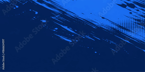 Abstract blue background with deep ocean waves and sunlight patterns reflecting through the water surface for a nature design wallpaper