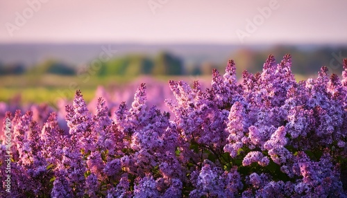 Flores Lilas En Un Campo