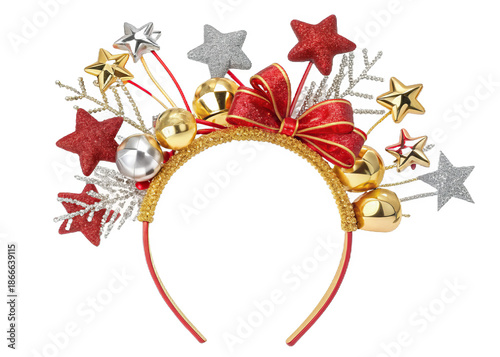 new-year-s-headband on a isolated transparent background