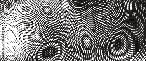 Halftone faded gradient texture. Grunge halftone grit background. White and black sand noise wallpaper. Art and Illustration