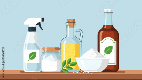 A serene and modern product packaging design with a clean white label on a wooden surface, evoking a sense of simplicity and elegance.