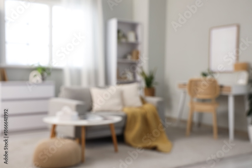 Blurred view of light livin...