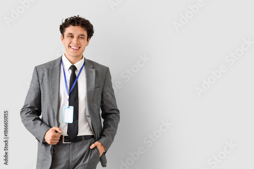 Portrait of young male busi...