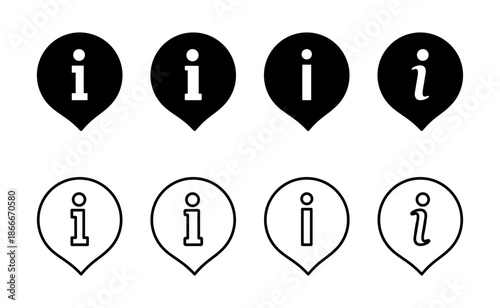Information sign icon vector. about us sign and symbol. question mark icon