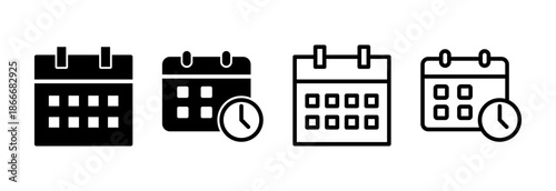 Calendar icon vector illustration. Calender sign and symbol. Schedule icon symbol