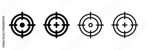 Target icon vector illustration. goal icon vector. target marketing sign and symbol