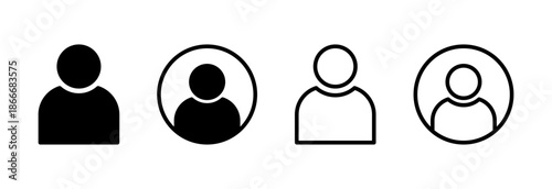 User Icon vector illustration. person sign and symbol. people icon.