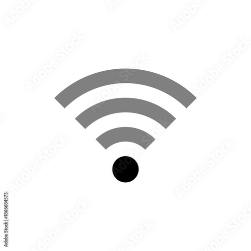 Wifi symbol icon vector design logo illustration