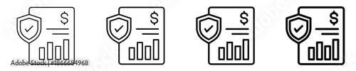 Liability Management  Icon Set Different Style Collection