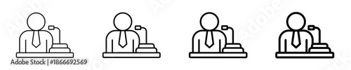 Speech  Icon Set Different Style Collection