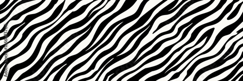 black and white zebra stripe pattern