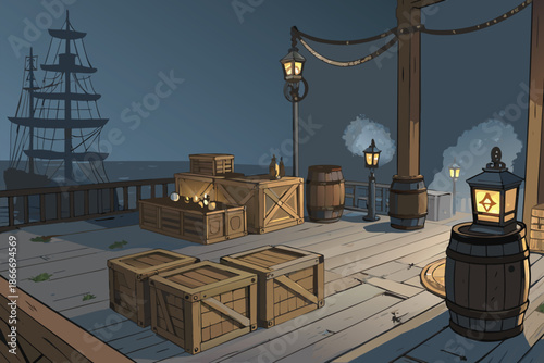 Pirate Port Auction Night