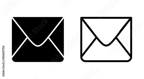 Mail icon symbol for apps and websites. email sign and symbol. E-mail icon. Envelope icon