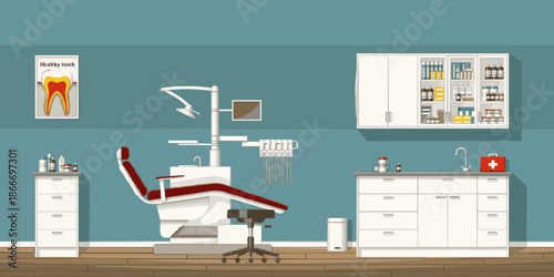 vector illustration of a hospital