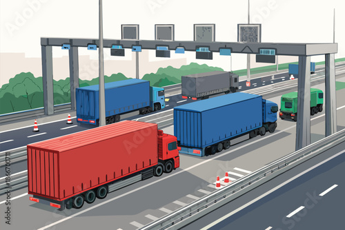 Supply Chain Bottleneck Highway Checkpoint Realis
