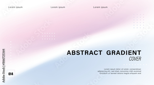 Soft pastel abstract gradient cover poster with airy pink purple mesh for minimalist aesthetic dreamy background post design