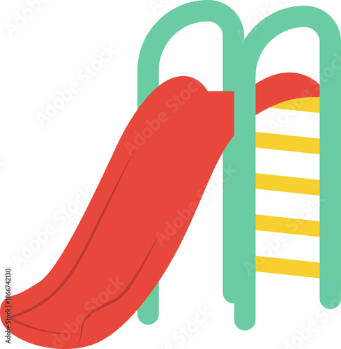 Illustration of toy slider for children vector