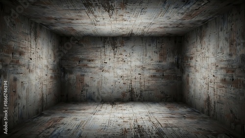 Wallpaper Mural Empty square room with vintage grunge scratches background Torontodigital.ca