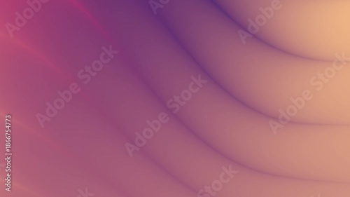 Abstract gradient with pink purple and beige curved lines.