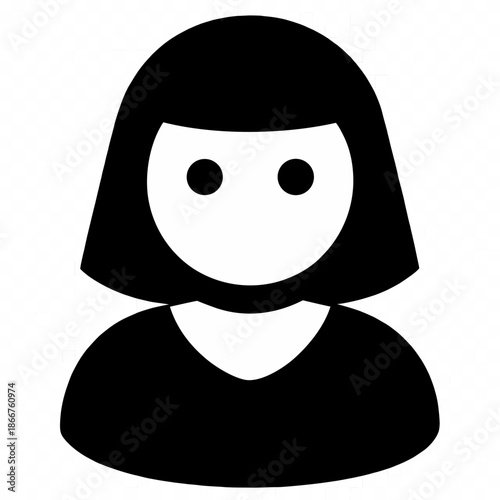 Woman isolated on white background Vector