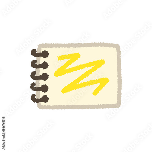 スケッチブック お絵かき 落書き 手描き パステル イラスト