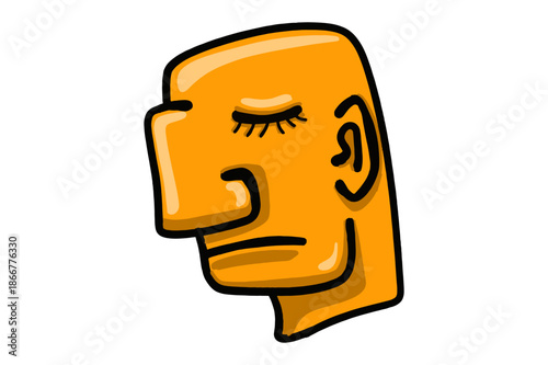 People close their eyes with power visible from the side